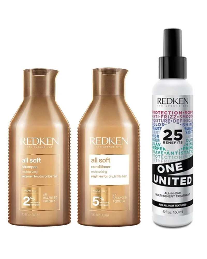 Redken All Soft Bundle One United* Haarpflegesets 0.75 l 