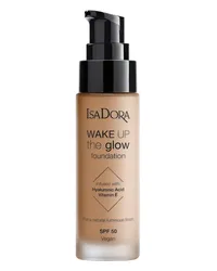 IsaDora Wake Up the Glow Foundation 30 ml 7N Hellbraun