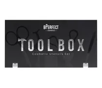 Tool Box Set Zubehör für Künstliche Wimpern 1x Wimpernzange + Wimpernapplikator Pinzette Schere Dual Sharpener