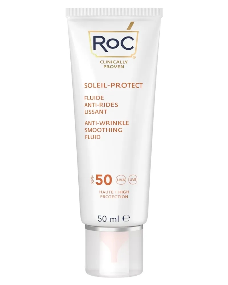 RoC Soleil-Protect Anti-Wrinkle Smoothing Fluid SPF 50 Sonnenschutz ml 