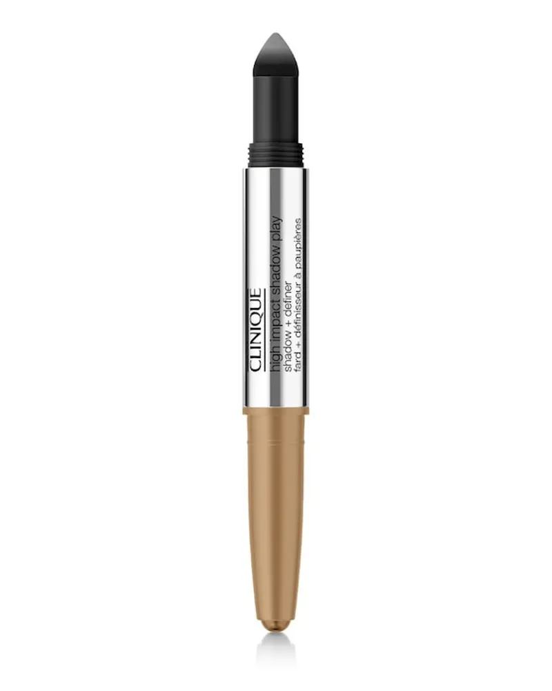 Clinique High Impact Shadow Play™ + Definer Lidschatten 1.9 g Champagne and Caviar Schwarz