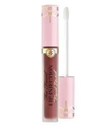 Too Faced Lip Injection Liquid Lipstick Plumper 3 ml Large & In Charge Dunkelrot