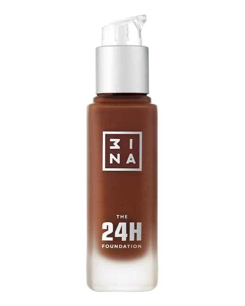 3INA The 24H Foundation 30 ml Nr. 678 Utra dark brown Braun