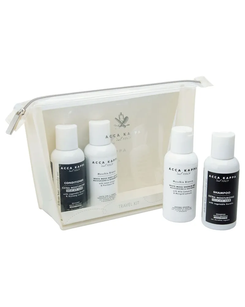 ACCA KAPPA Muschio Bianco Travel Kit 4 teilig Sets 