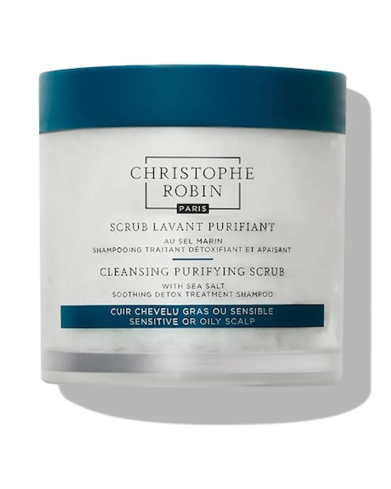 Christophe Robin Cleansing Purifying Scrub With Sea Salt Kopfhautpflege 250 ml 