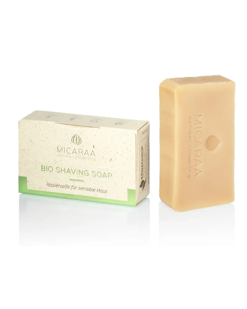 MICARAA Bio Shaving Soap Gesichtsseife 75 g 