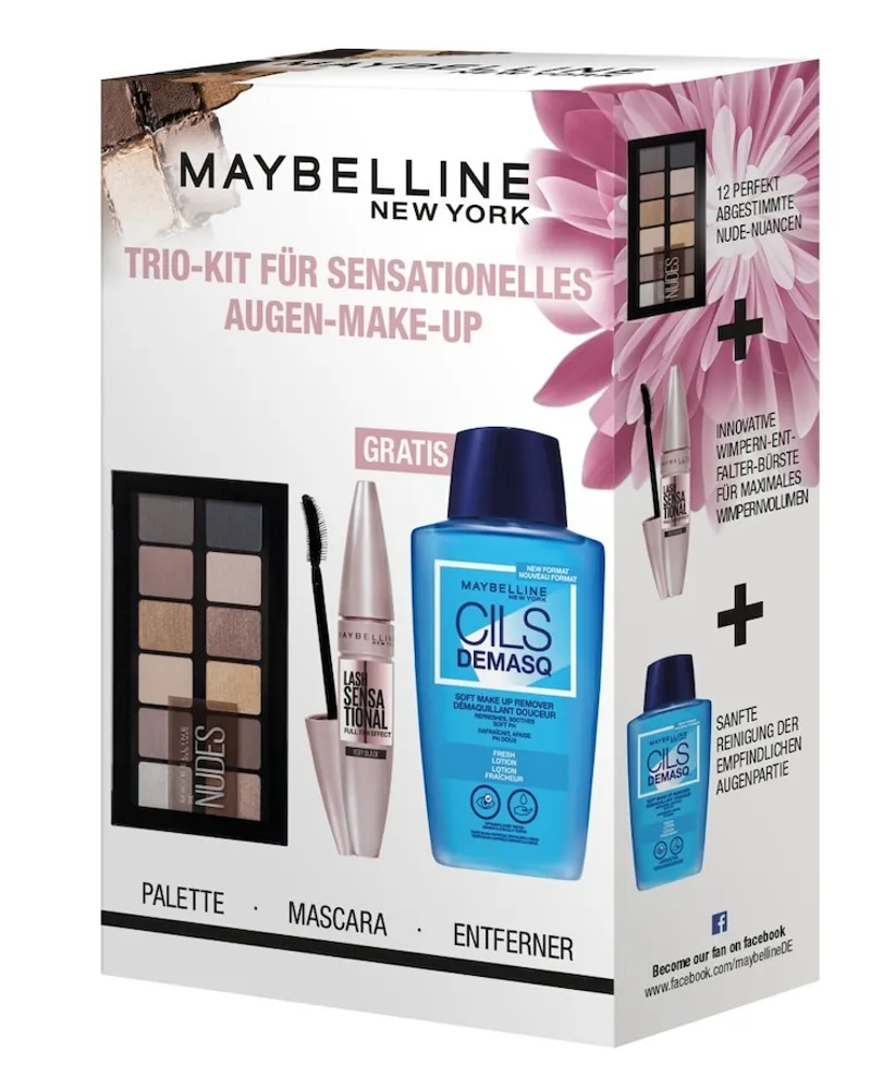 Maybelline Trio Kit Augen Make-Up Set Paletten & Sets 