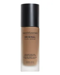 bareMinerals Original Pure Serum Radiant Natural Liquid Foundation Mineral SPF 20 30 ml MEDIUM WARM 3.5 Hellbraun