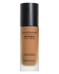 bareMinerals Original Pure Serum Radiant Natural Liquid Foundation Mineral SPF 20 30 ml MEDIUM WARM 3.5 Hellbraun