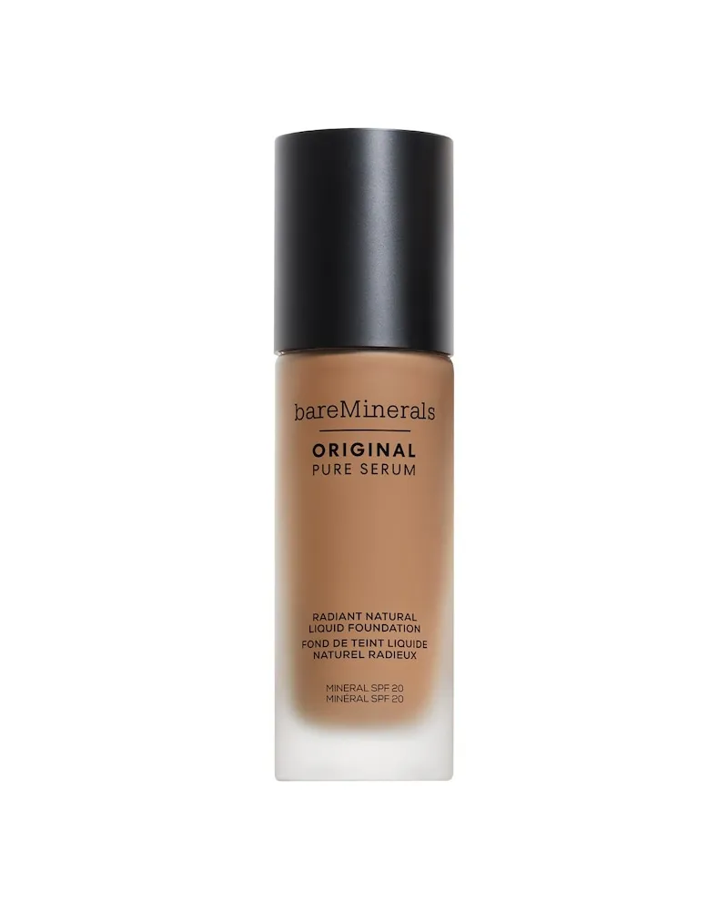 bareMinerals Original Pure Serum Radiant Natural Liquid Foundation Mineral Spf 20 30 Ml Medium Warm 3.5 Hellbraun