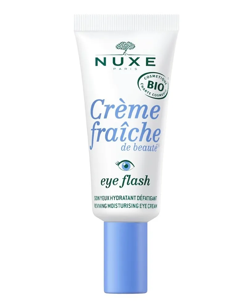 Nuxe Creme Fraîche De Beauté Eye Flash Reviving Moisturising Cream, Certified Organic Augencreme 15 ml 