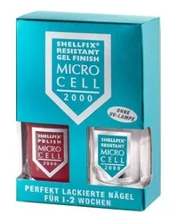 Micro Cell 2000 Shellfix Resistant Gel Finish Nagellack 22 ml Purple Rosegold