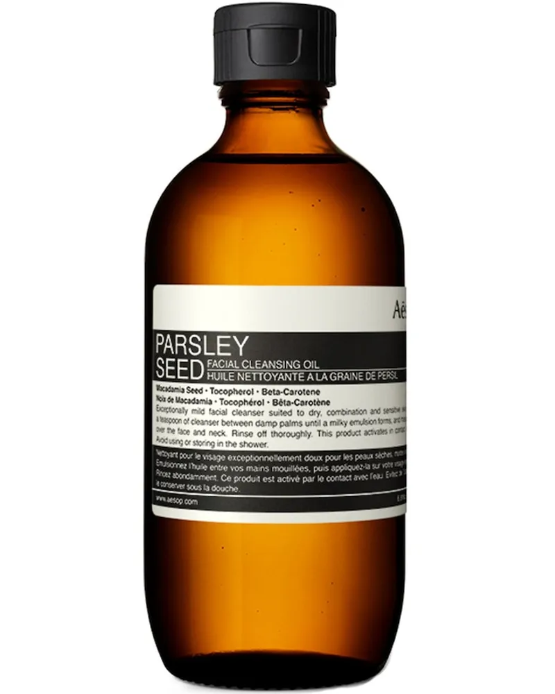Aesop Parsley Seed Facial Cleansing Oil Reinigungsgel 200 ml 