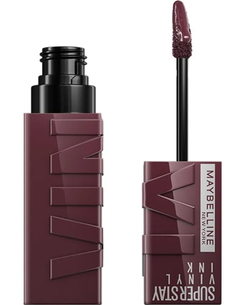 Maybelline Super Stay Vinyl Ink Lippenstifte 4 ml 135 Fearless Schwarz