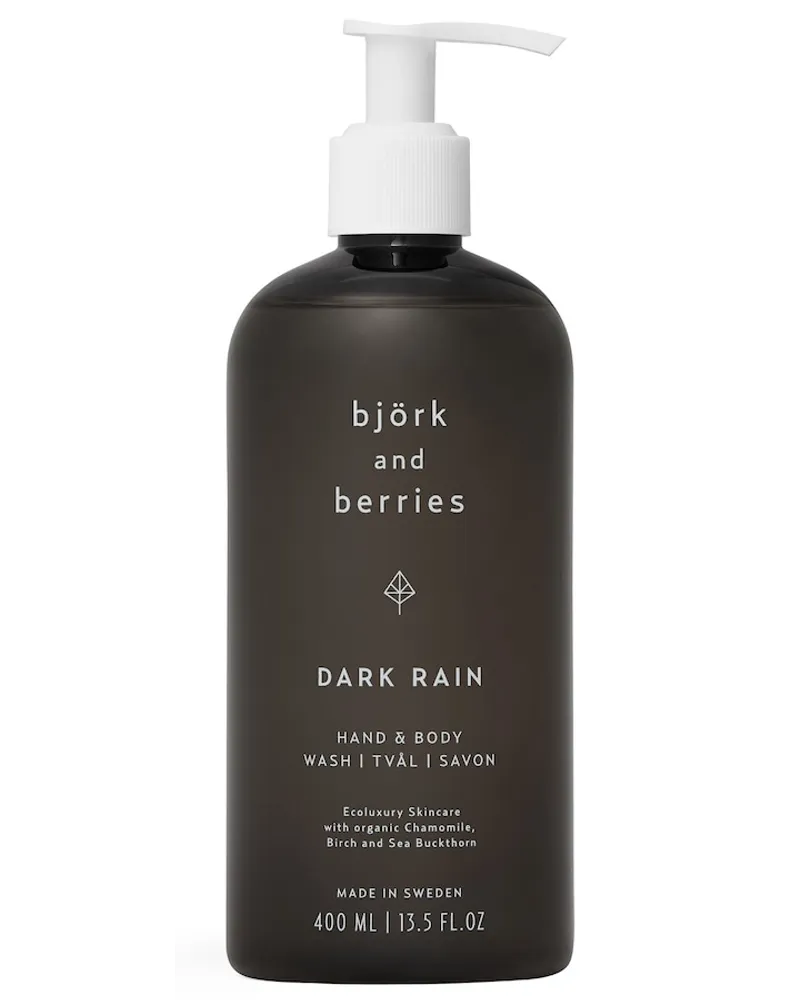 Björk & Berries Dark Rain HAND & BODY WASH Seife 400 ml 