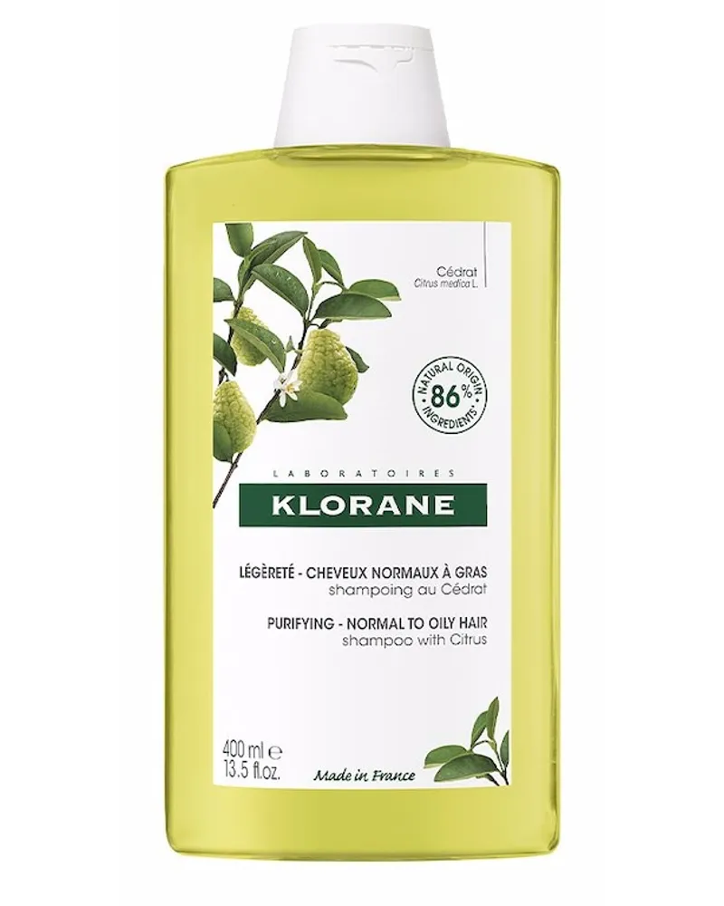 Klorane A La Cidra Leichtes Shampoo Für Normales/fettiges Haar 400 ml 