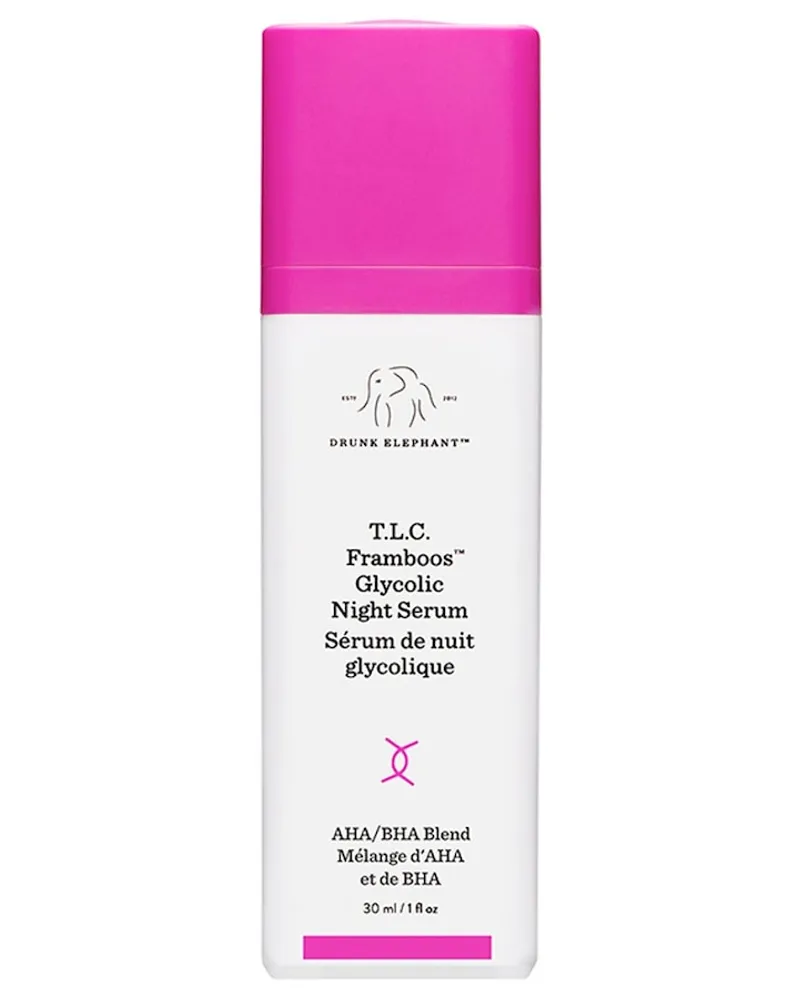 Drunk Elephant T.L.C. Framboos™ Glycolic Night Serum Feuchtigkeitsserum 30 ml 