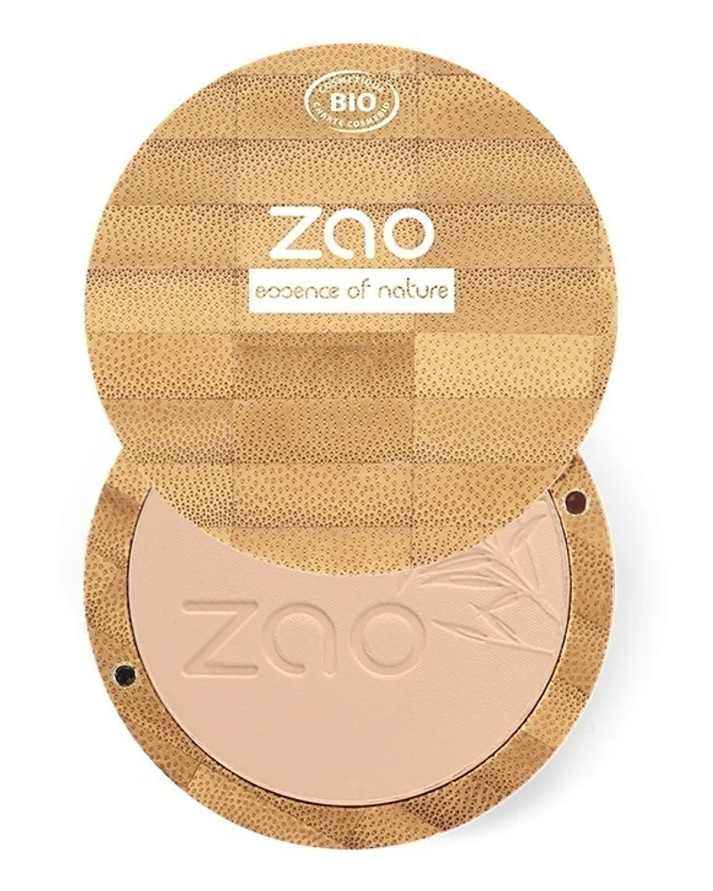 Zao Bamboo Compact Powder Puder 9 g 303 BROWN BEIGE Nude