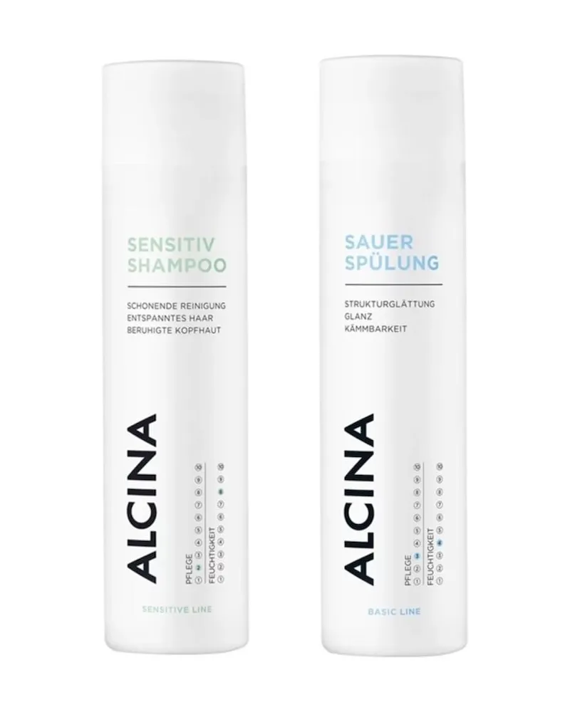 ALCINA Sensitiv-Shampoo + Sauer-Spülung Bundle* Haarpflegesets 0.5 l 