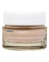 Korres WHITE PINE Belebende Feuchtigkeitscreme für strahlende Haut SPF20 Anti-Aging-Gesichtspflege 40 ml 