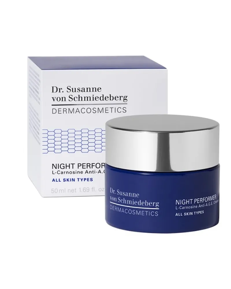 Dr. Susanne von Schmiedeberg L-Carnosine Night Performer Anti-A.G.E. Anti-Aging-Gesichtspflege 50 ml 