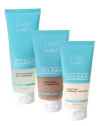 Hey Honey Be Clear: 3-Schritte-Akne-Kontrollroutine Anti-Akne 260 ml 