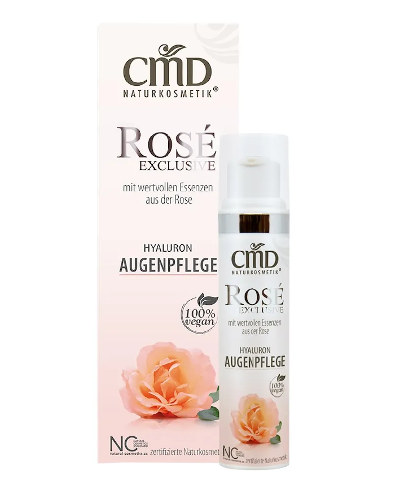 CMD Naturkosmetik Rosé Exclusive Hyaluron Augenpflege 15ml Augencreme 