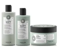 True Soft Set 1 Shampoo 350ml, Conditioner 300ml & Masque 250ml Haarpflegesets 900 ml