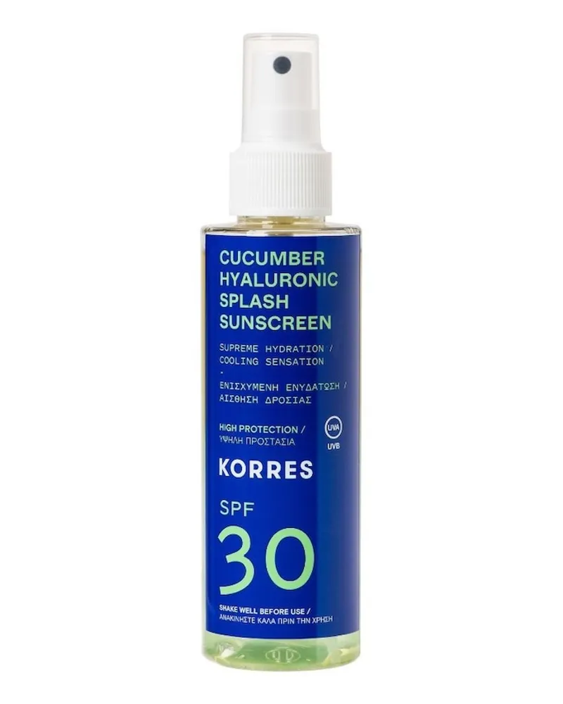 Korres Cucumber Hyaluronic Splash Sonnenschutzspray SPF30 150 ml 