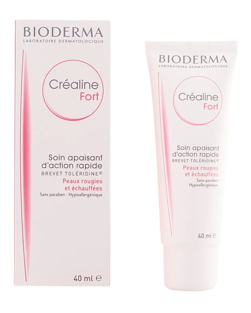 BIODERMA Crealine Fort Crème Peaux Rouges Et Échauffées Gesichtspflege 40 ml 