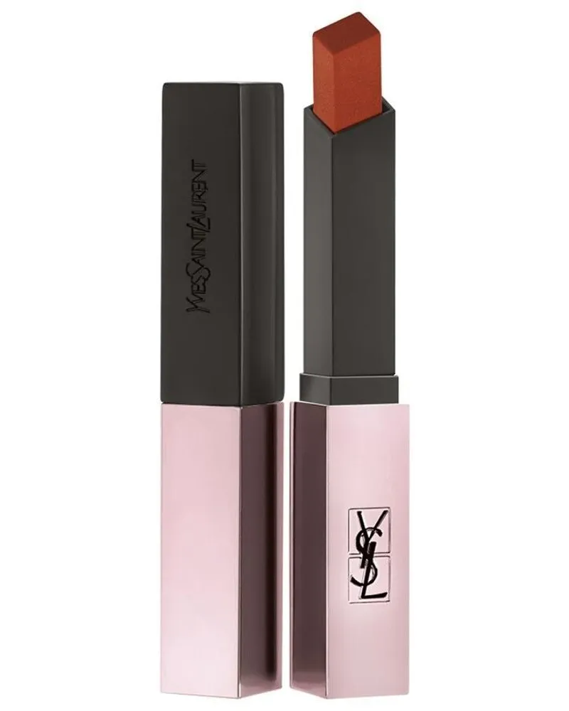 Yves Saint Laurent Rouge Pur Couture The Slim Glow Matte Lippenstifte 3 g Nr. 213 No Taboo Chili Dunkelrot