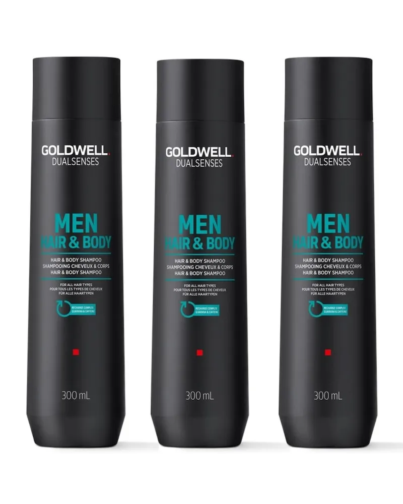 Goldwell Dualsenses Men Hair & Body Shampoo 3er Set* 0.9 l 