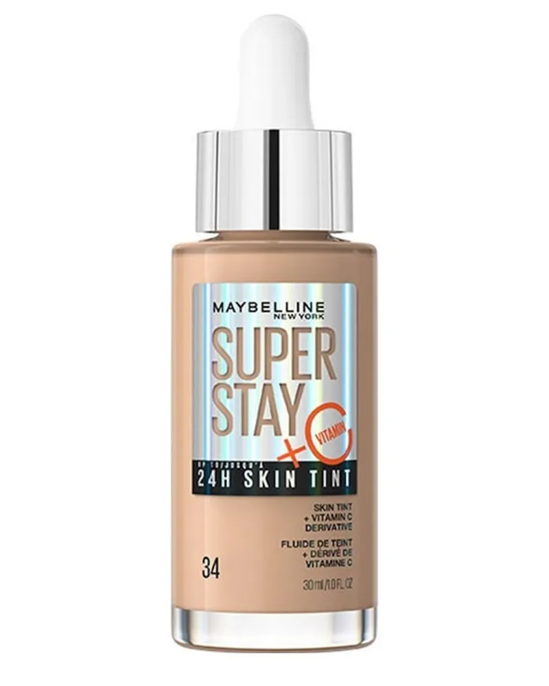 Maybelline Super Stay Skin Tint 24H Foundation 30 ml 34 SOFT BRONZE Nude