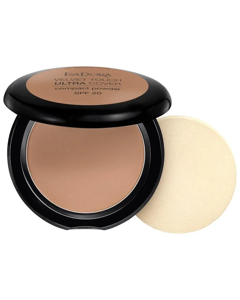 IsaDora Velvet Touch Ultra Cover Compact Puder 10 g 68 NEUTRAL ALMOND Hellbraun