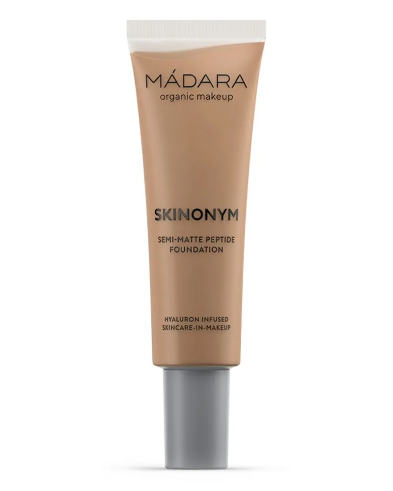 MÁDARA SKINONYM Semi-Matte Peptid-Foundation 30 ml 95 OAK Braun