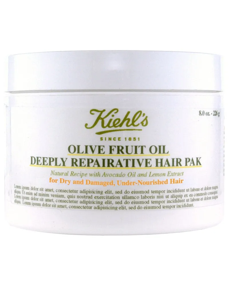 Kiehl's Olive Fruit Oil Hair Pak Haarkur & -maske 226 g 