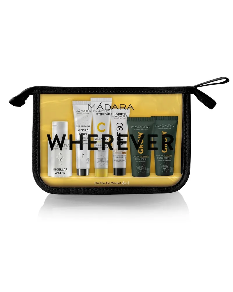 MÁDARA WHEREVER On-The-Go Mini Set 6 in 1 set Körperpflegesets 