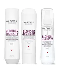 Goldwell Dualsenses Blondes & Highlights Bundle Serum Spray* Haarpflegesets 0.6 l 