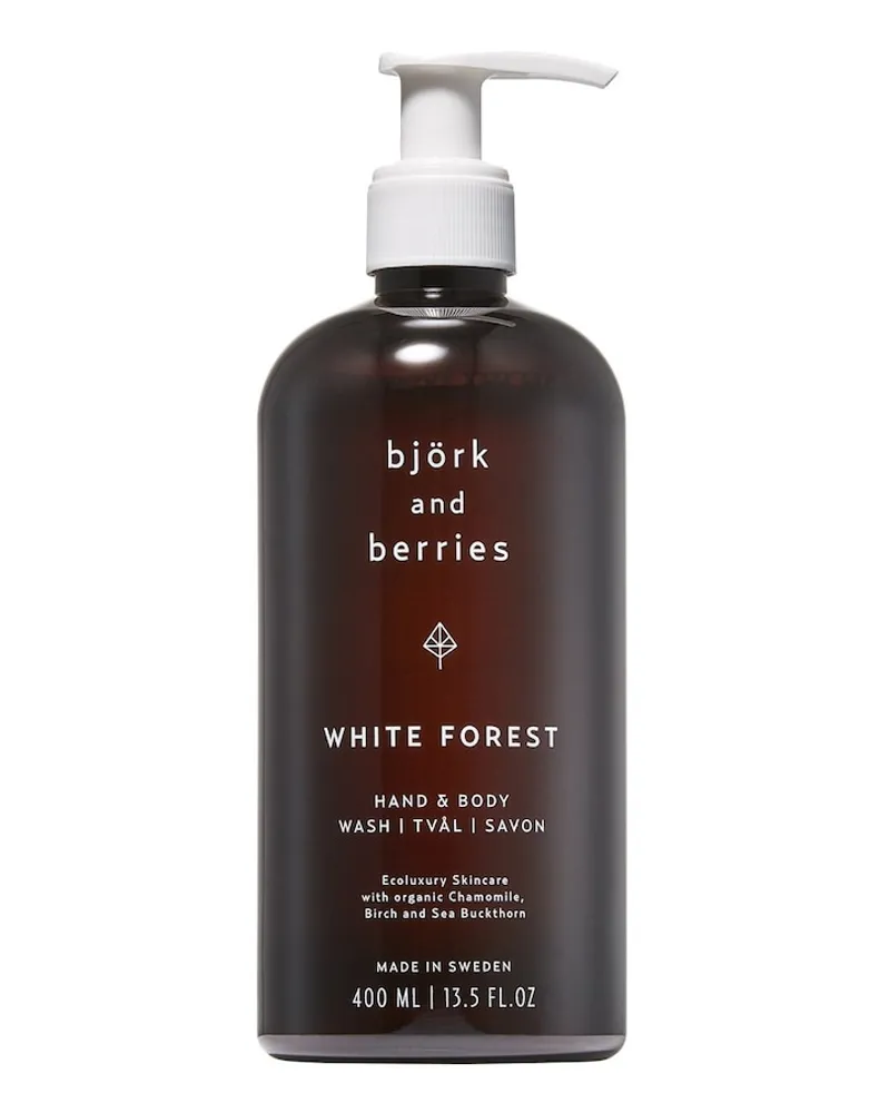 Björk & Berries White Forest Hand & Body Wash Duschgel 400 ml 