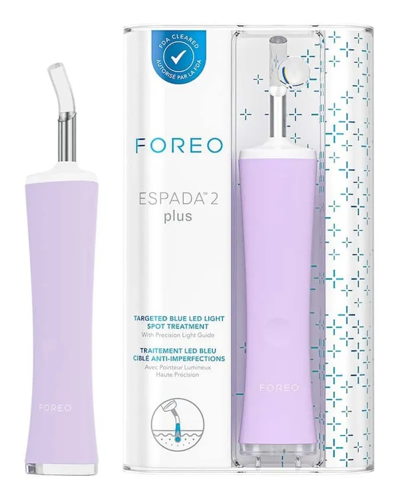 FOREO ESPADA™ 2 plus Therapiegerät mit LED-Blauchlicht zur Behandlung von Hautunreinheiten Anti-Akne 