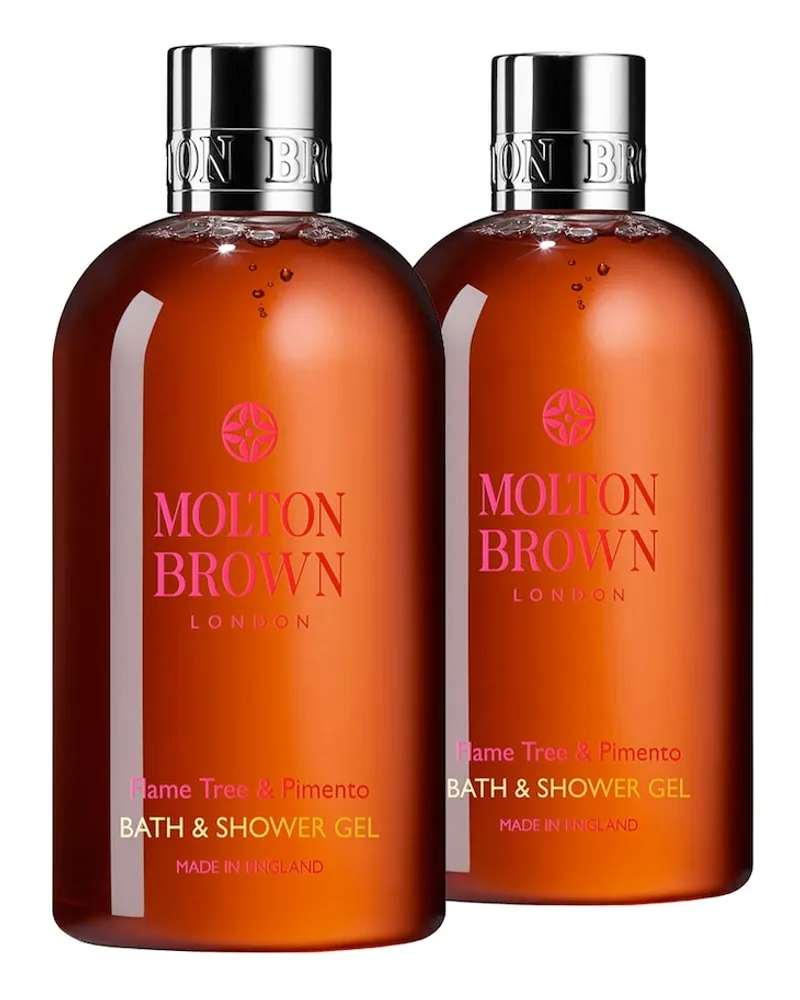 Molton Brown Flametree & Pimento Bath Shower Gel Doppelpack (2er Set) Duschgel 600 ml 