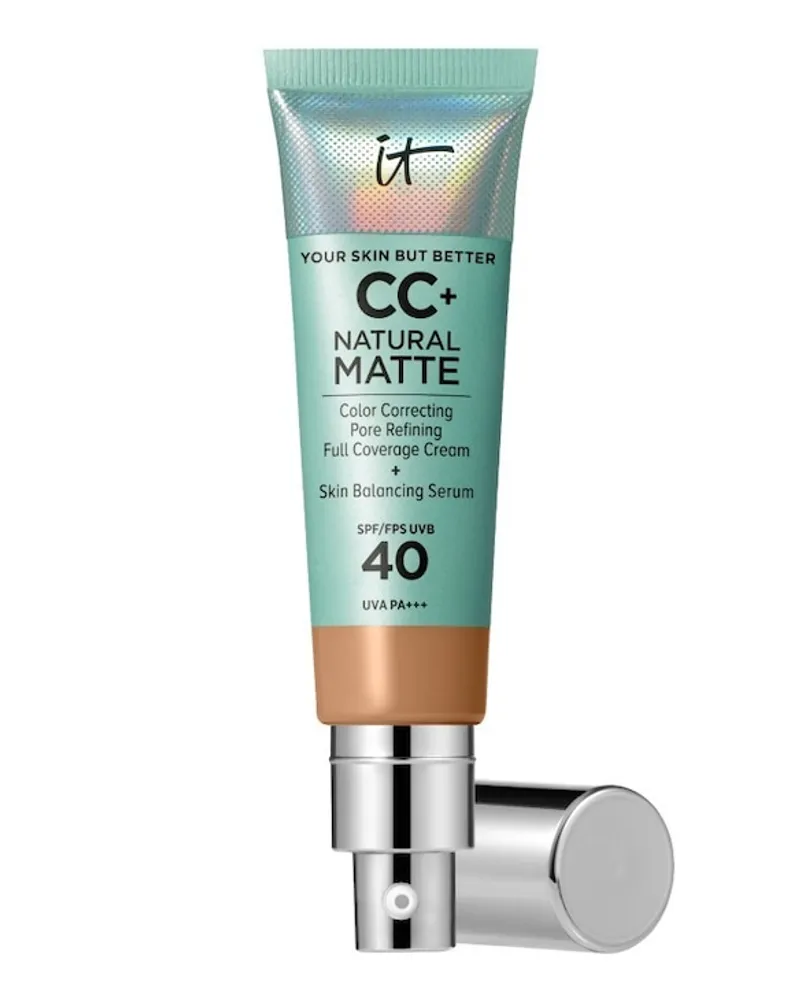 IT Cosmetics CC+ Natural Matte SPF40 BB- & CC-Cream 32 ml TAN Hellbraun