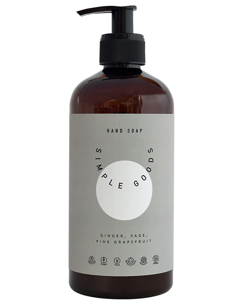 SIMPLE GOODS Ginger, Sage, Pink Grapefruit Seife 500 ml 