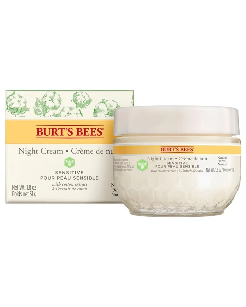 Burt's Bees Sensitive Night Cream Gesichtscreme 50 g 