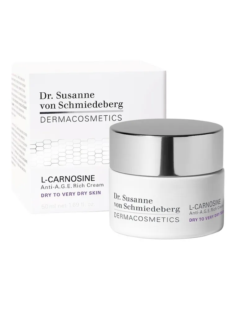 Dr. Susanne von Schmiedeberg L-Carnosine Anti-A.G.E. Cream Dry to Very Skin Gesichtscreme 50 ml 