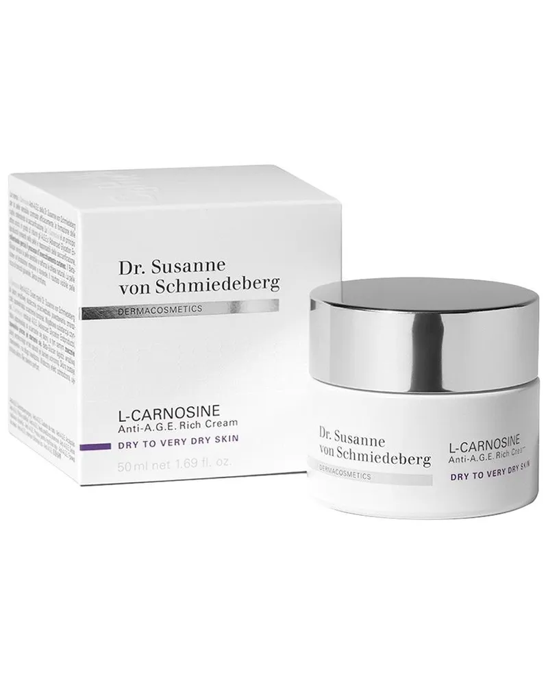 Dr. Susanne von Schmiedeberg L-Carnosine Anti-A.G.E. Cream Dry to Very Skin Gesichtscreme 50 ml 