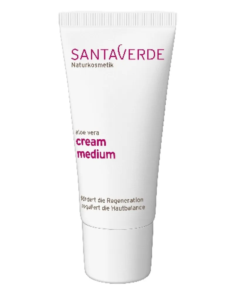 Santaverde Aloe Vera Creme Medium Gesichtscreme 30 ml 