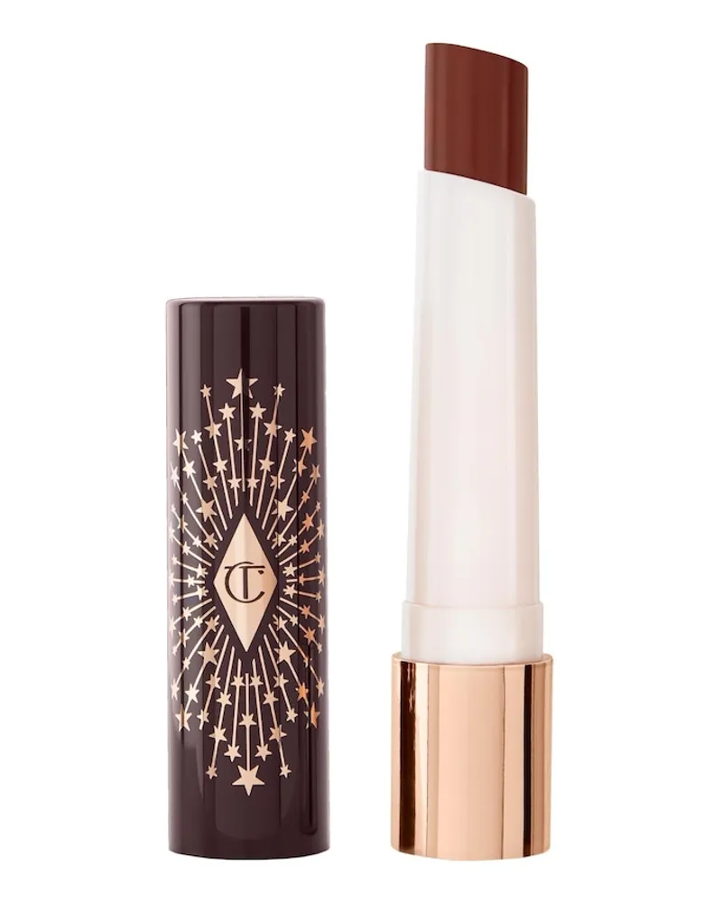 Charlotte Tilbury Hyaluronic Happikiss Lippenstifte 2.4 g Passion Kiss Braun