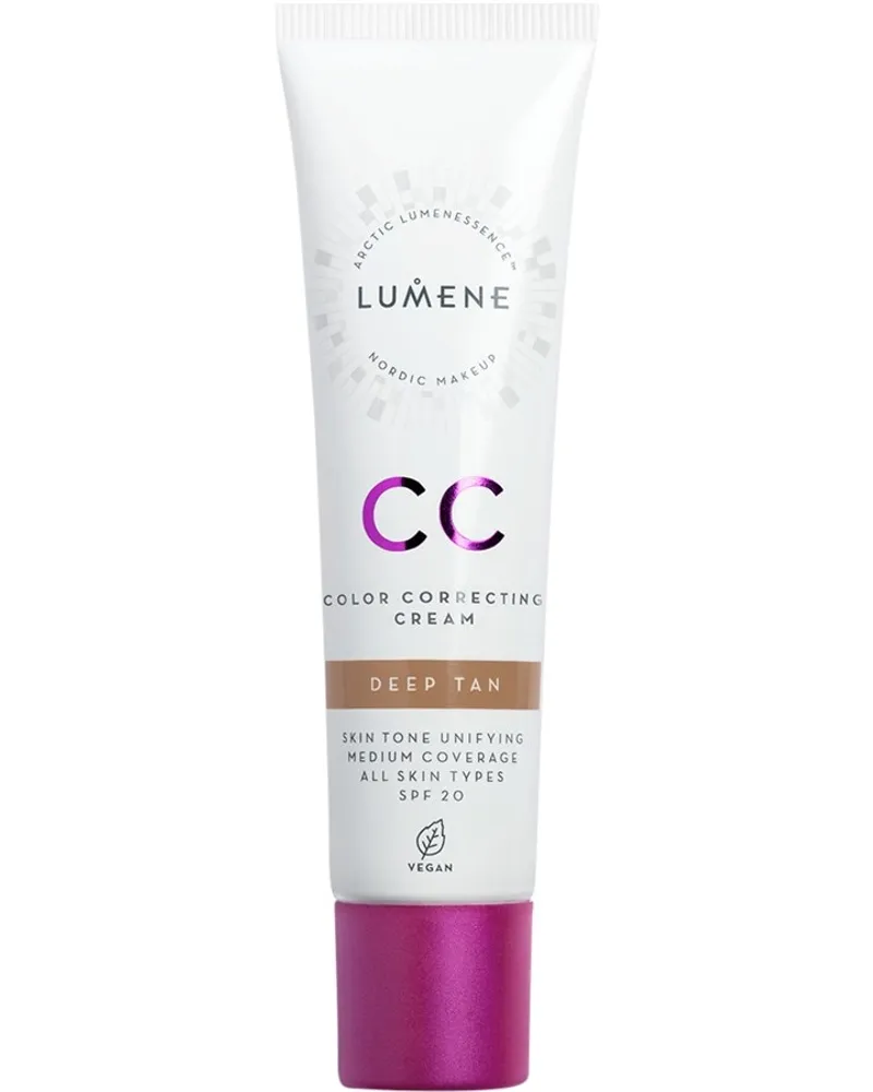 Lumene CC Color Correcting Cream LSF 20 BB- & CC-Cream 30 ml 5 Deep Tan Hellbraun