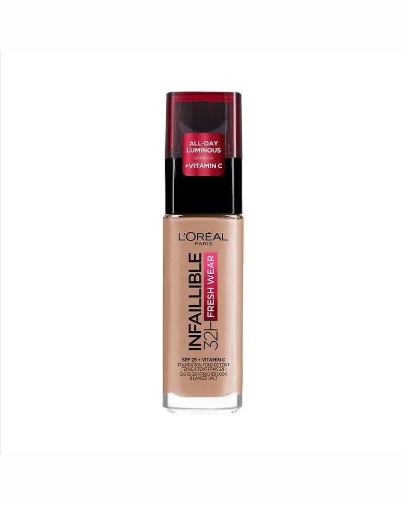 L'Oréal Infaillible 32H Fresh Wear Foundation 30 ml 225 Beige Hellbraun